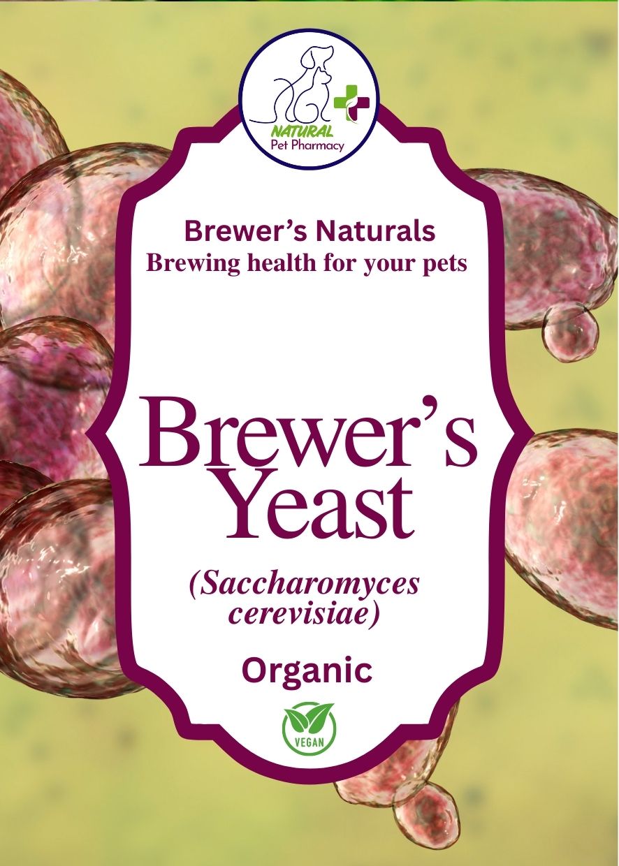Brewer's Yeast, organic prebiotic for pets and humans.